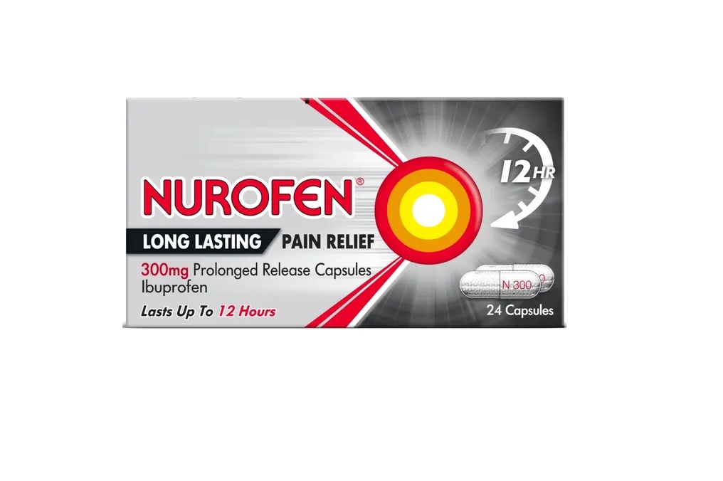 Nurofen Long Lasting Pain Relief 300 mg - 24 Capsules