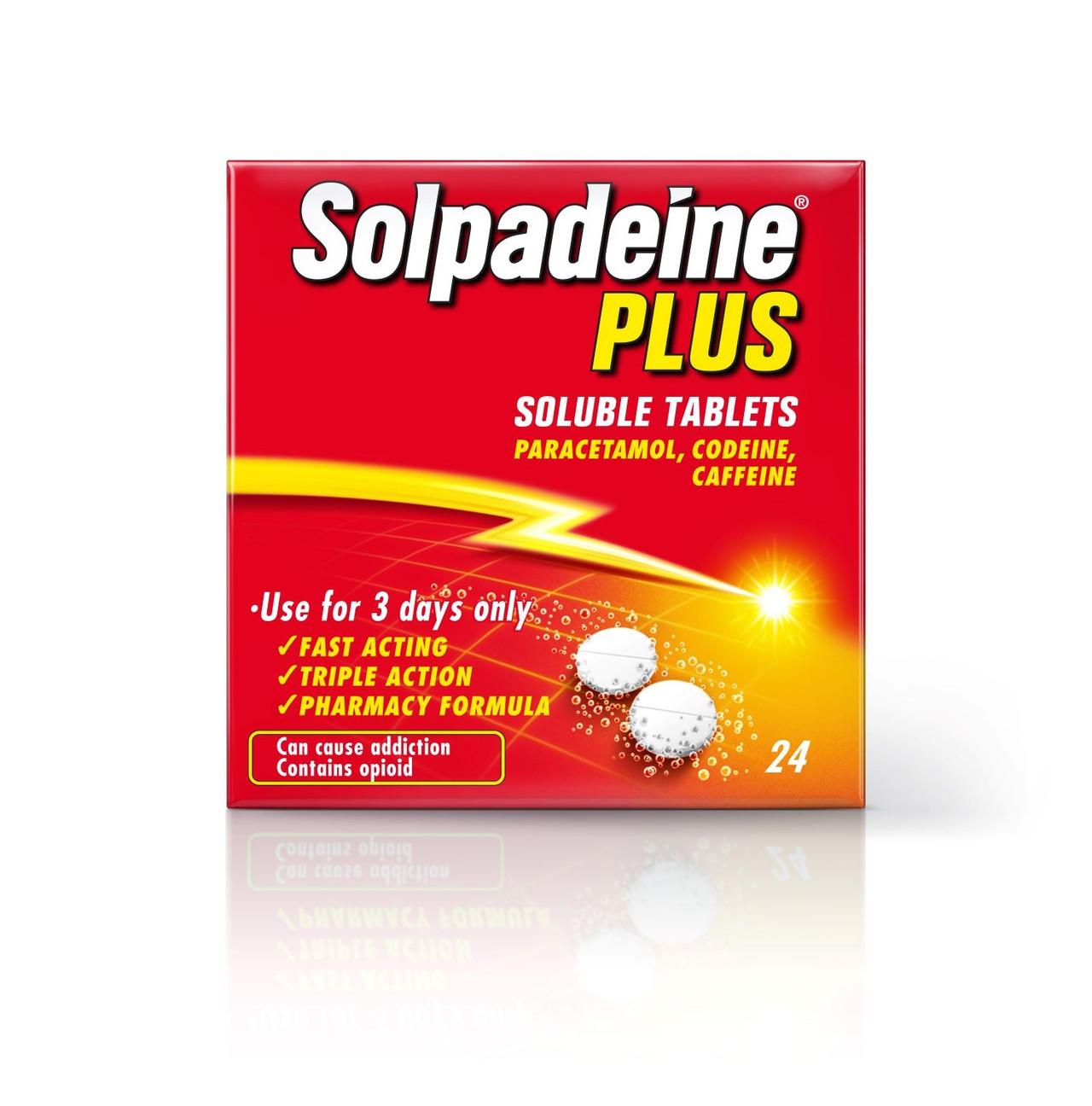 Solpadeine Plus - 24 Soluble Tablets
