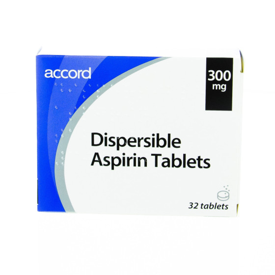 Aspirin Tablets 300mg - 32 Tablets