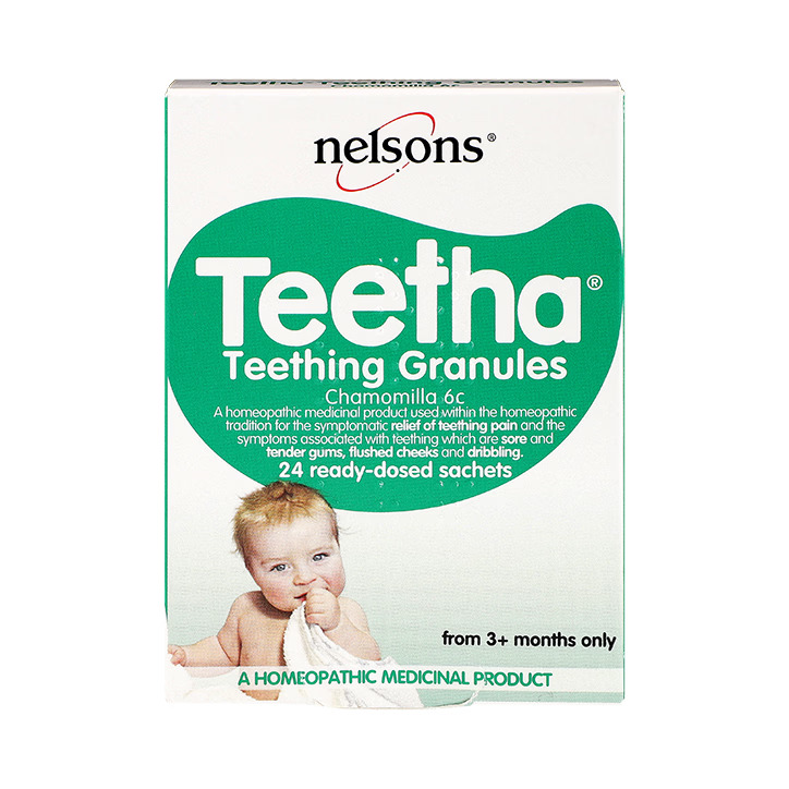 Nelsons Teetha Teething Granules - 24 Sachets