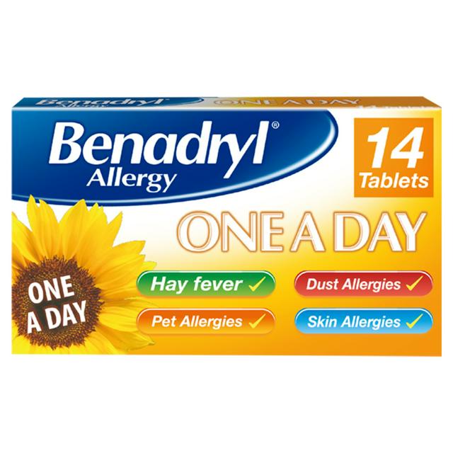Benadryl One A Day Relief - 14 Tablets