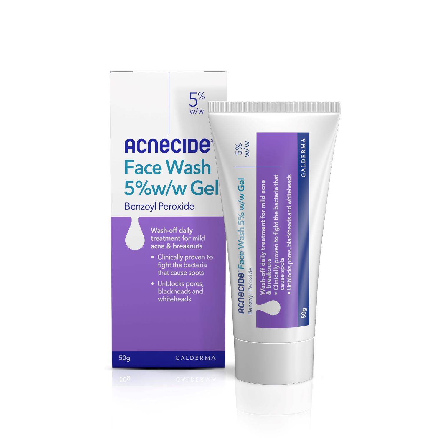 Acnecide Spot Treatment Wash 5% Gel - 50g