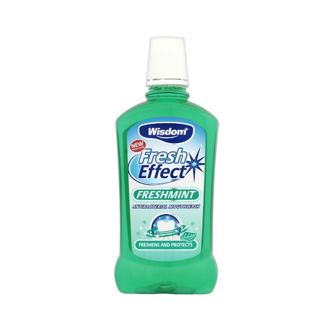 Wisdom - Fresh Effect - Coolmint - Antibacterial Mouthwash - 500ml