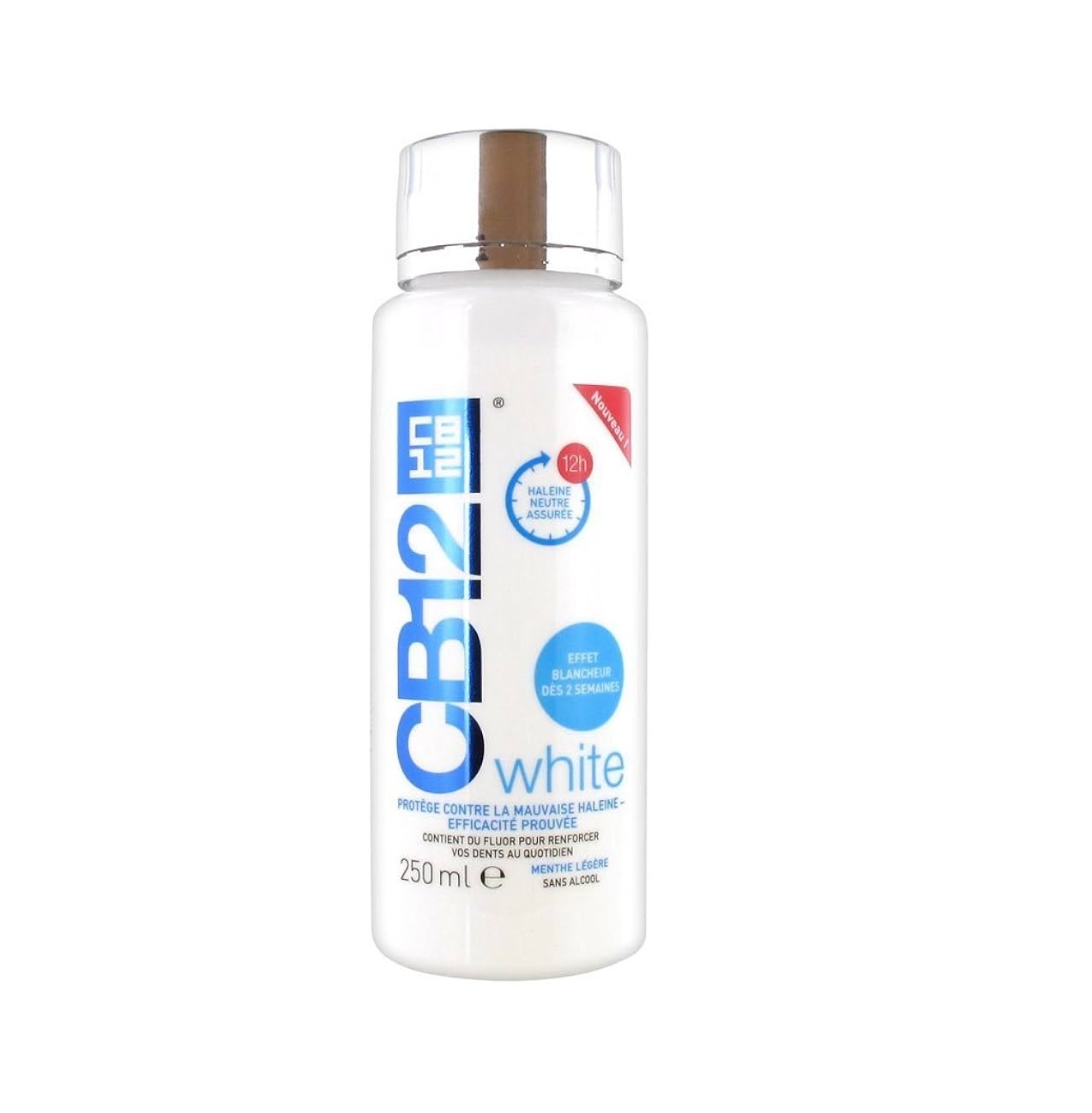CB12 Teeth Whitening Fluoride Mouthwash - 250ml