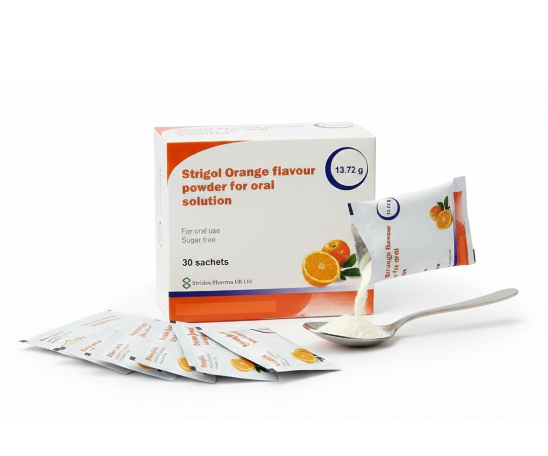 Strigol Orange flavour Oral solution - 30 Sachets