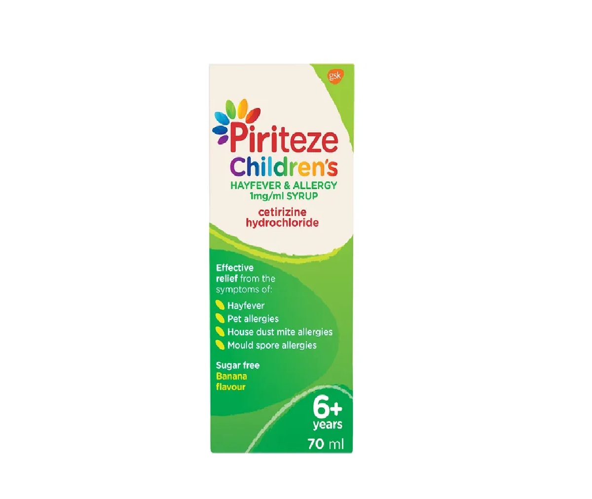 Piriteze Once A Day Allergy Syrup - 70ml