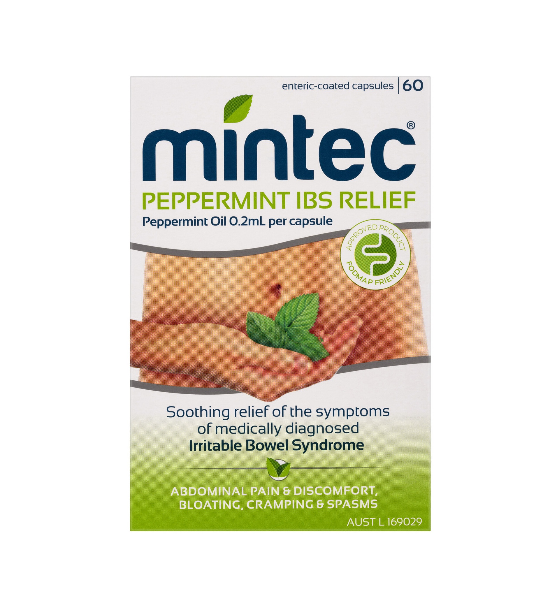 Mintec Peppermint Oil For IBS Relief - 84 Capsules
