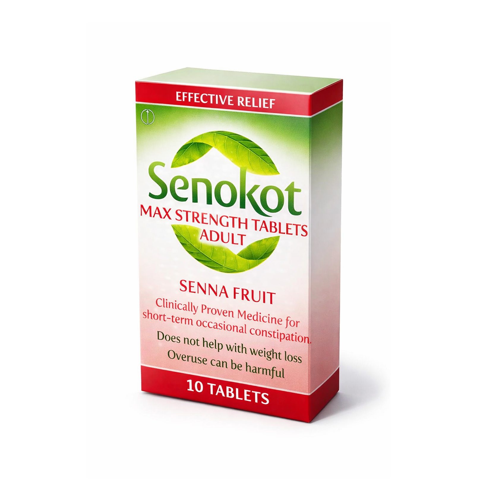 Senokot Max Strength Senna Laxative - 10 Tablets
