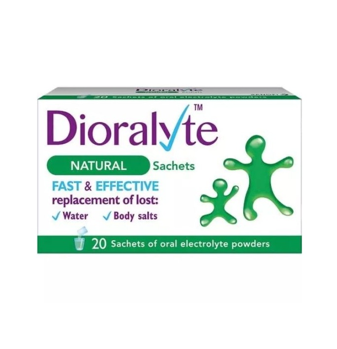 Dioralyte Sachets Natural - 20 Sachets