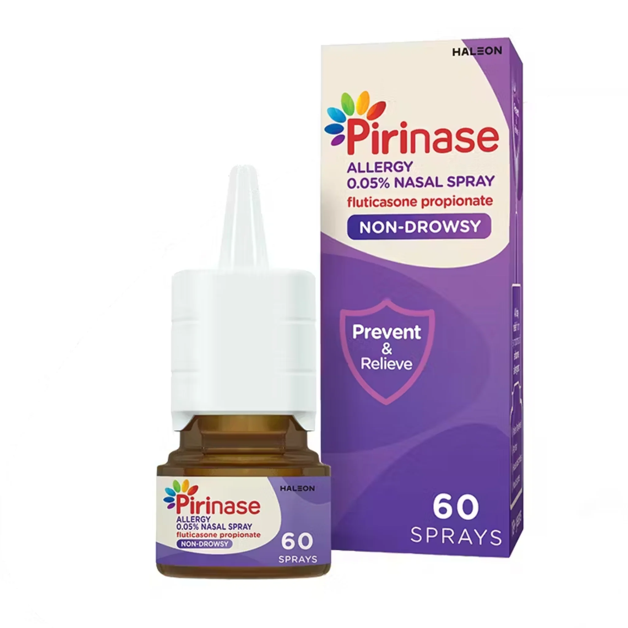 Pirinase Hayfever Relief for Adults 0.05% Nasal Spray - 60 Sprays