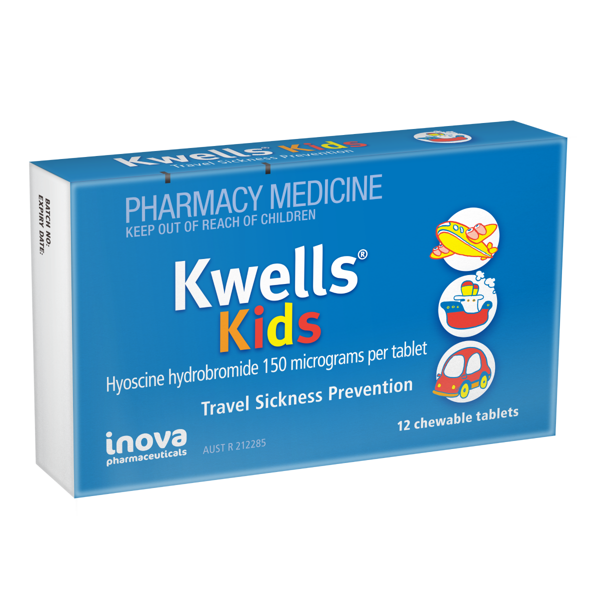 Kwells Kids Tablets for Travel Sickness - 12 Tablets