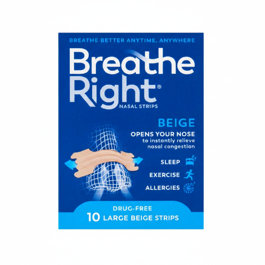 Breathe Right Congestion Relief Nasal Strips Original Large - 10 Strips