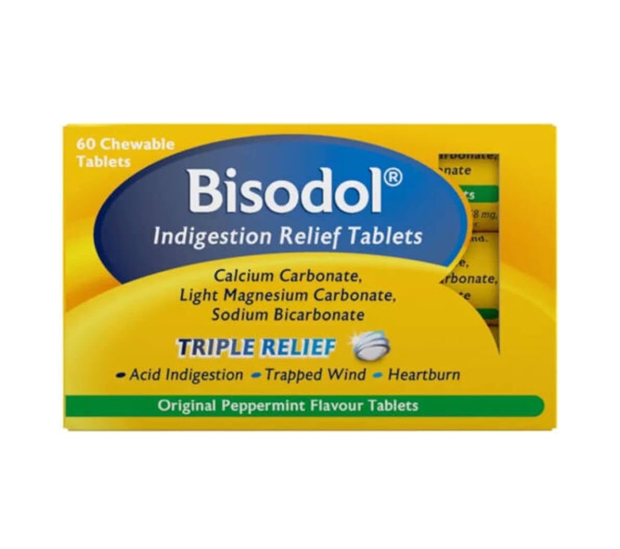 Bisodol Indigestion Relief Tablets - 60 Tablets