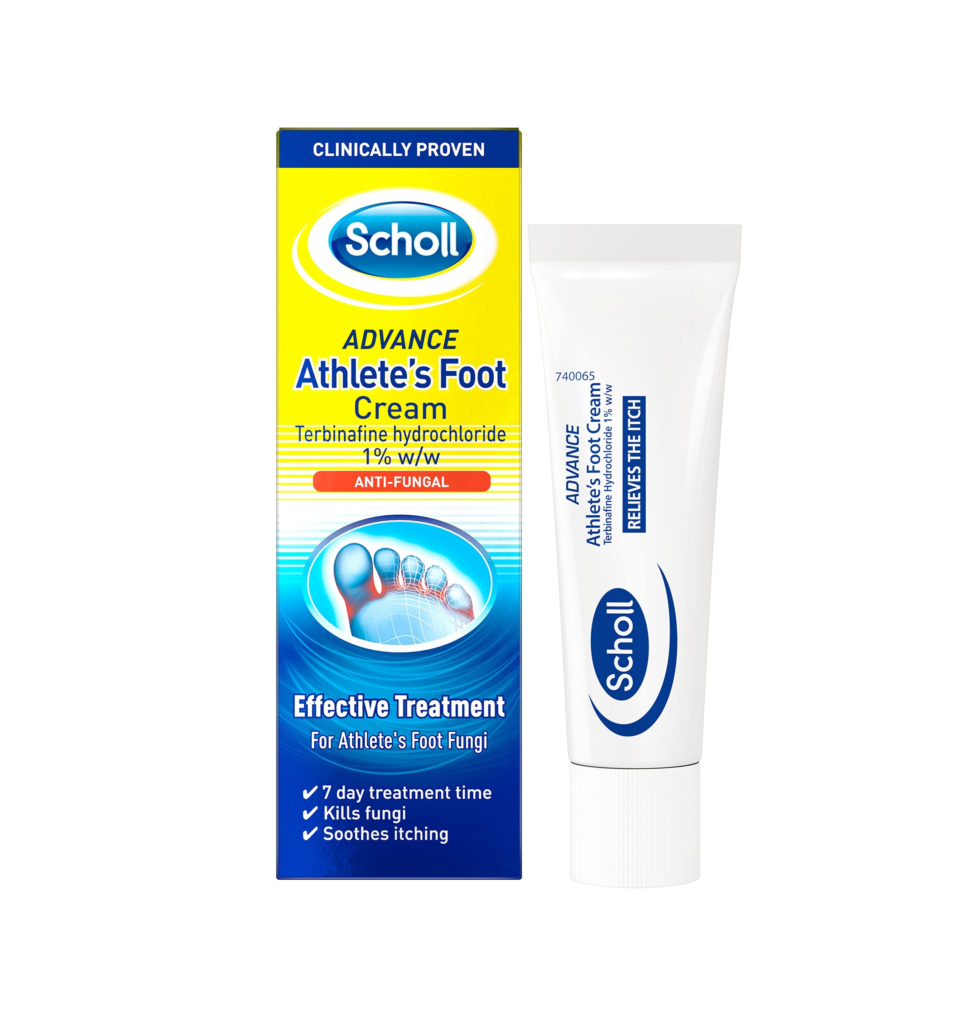 Scholl Advance Athlete's Foot Cream - 15g