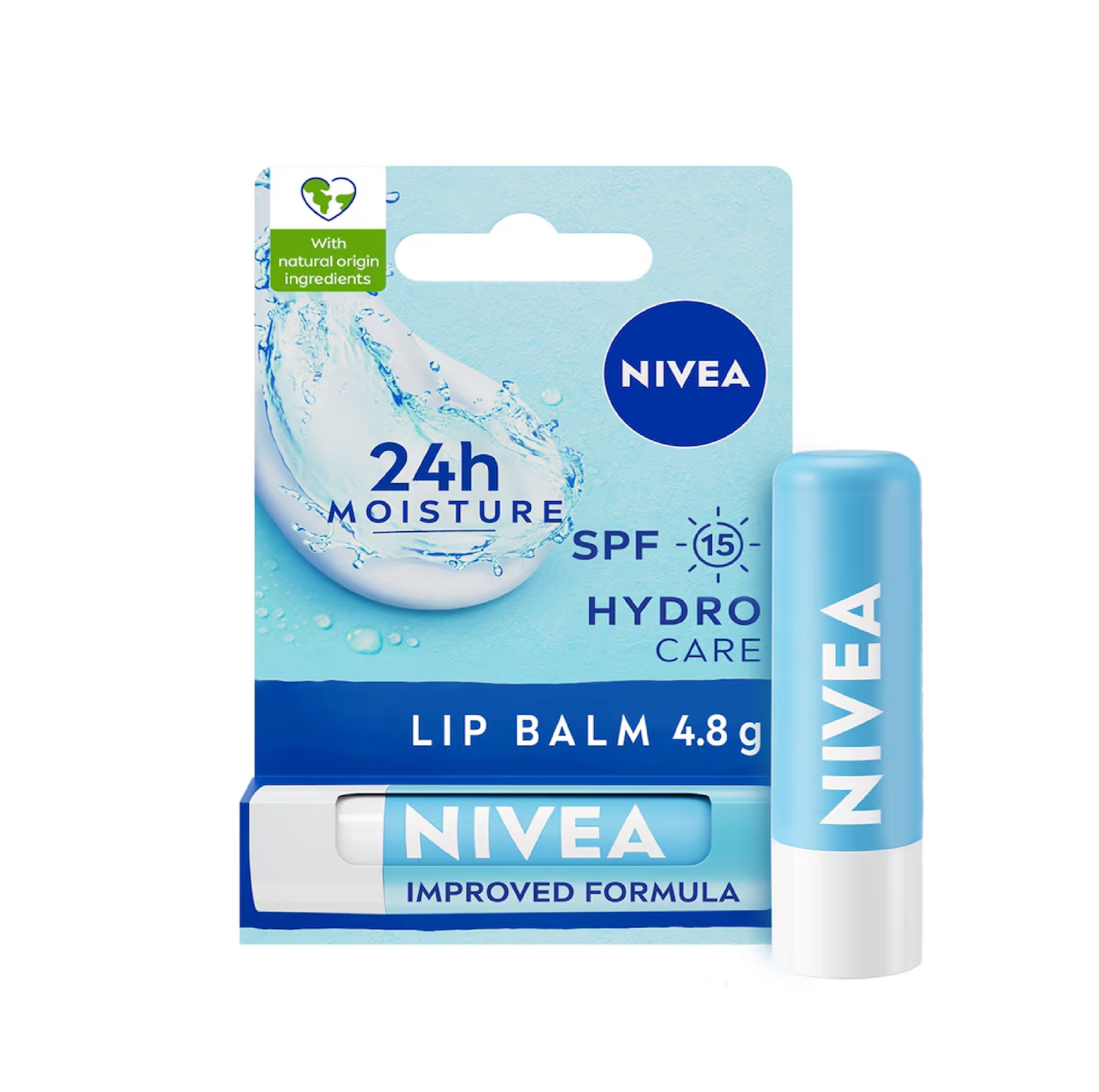 NIVEA Lip Balm Hydro Care with SPF 15 - 4.8g