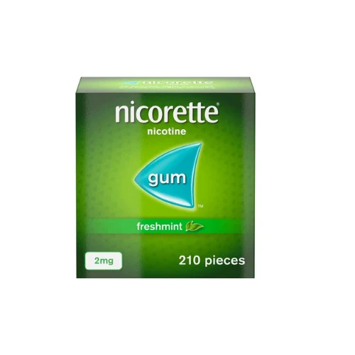 Nicorette Freshmint Gum 2mg - 210 Pieces