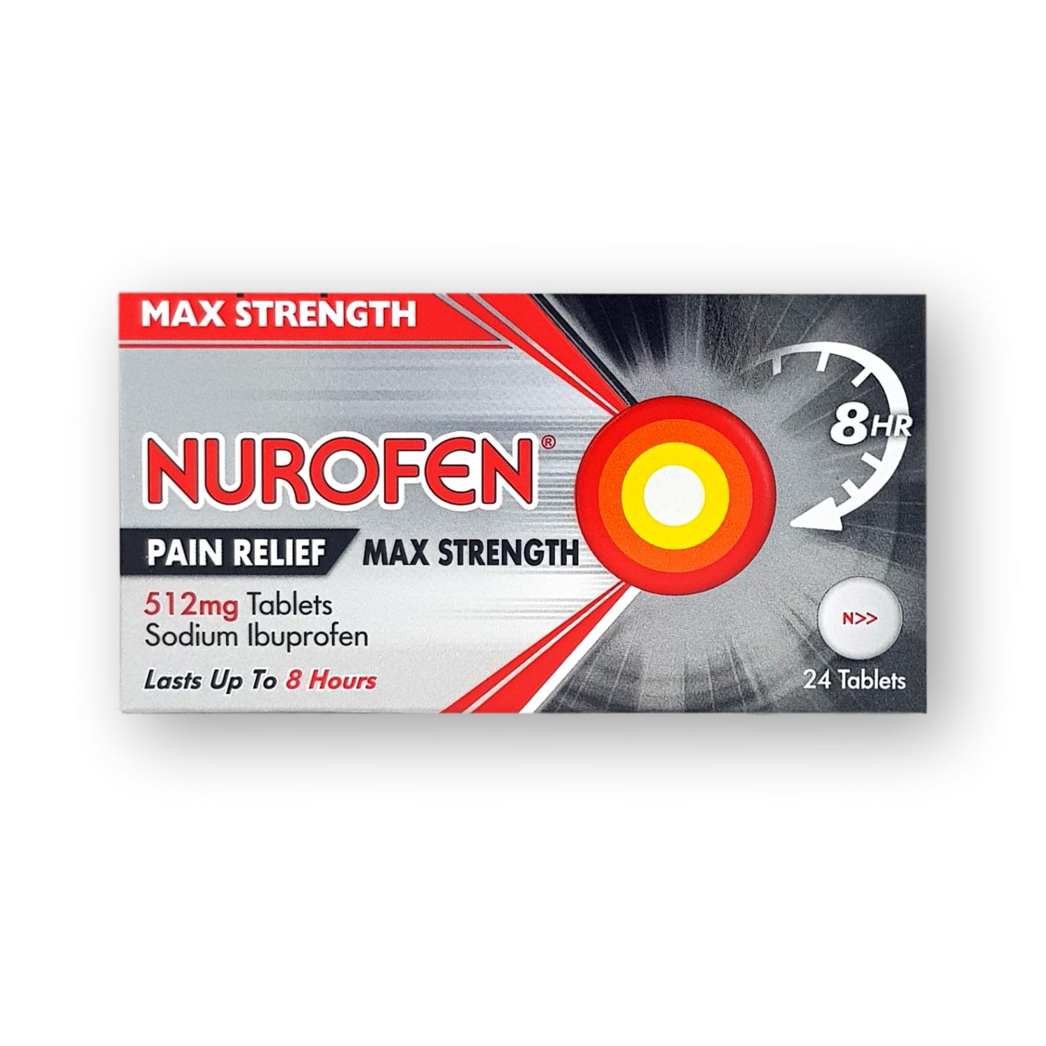 Nurofen Max Strength Joint & Back Pain Relief - 24 Tablets