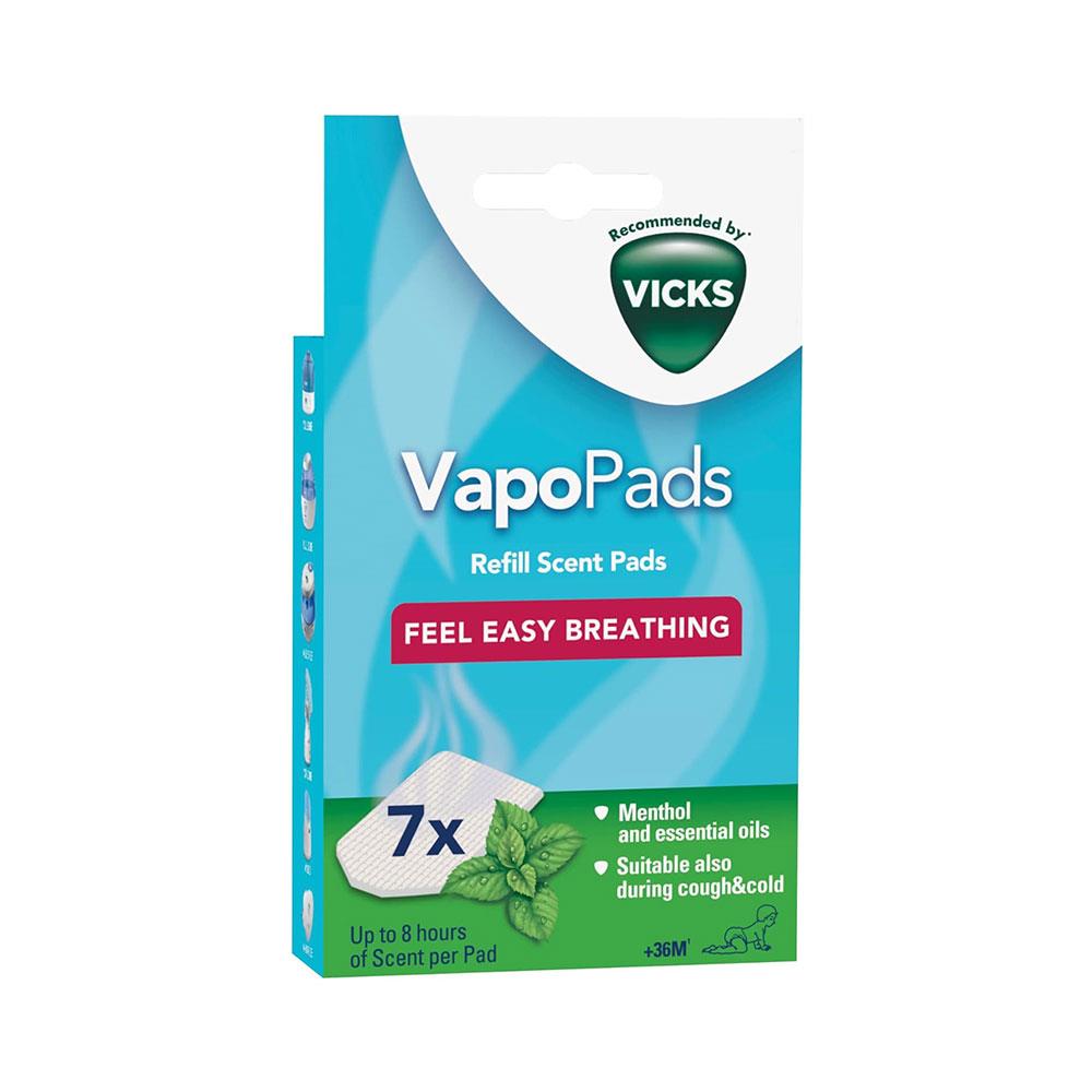 Vicks Comforting Soothing Menthol VapoPads - Pack of 7
