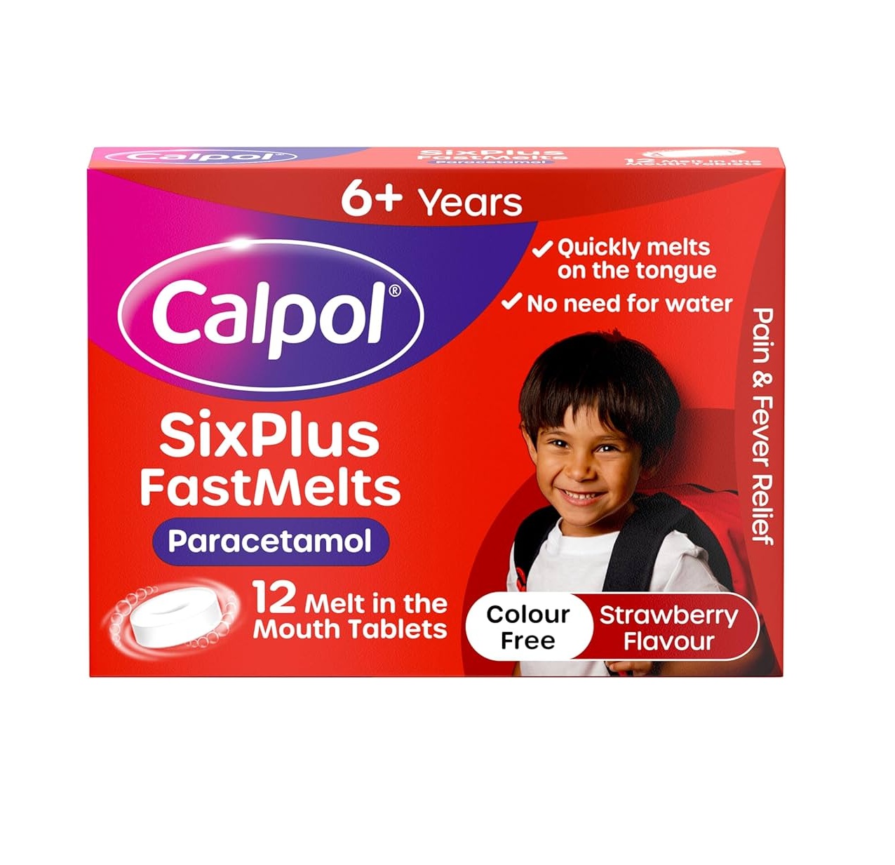 Calpol Sixplus Paracetamol - 24 Fastmelts