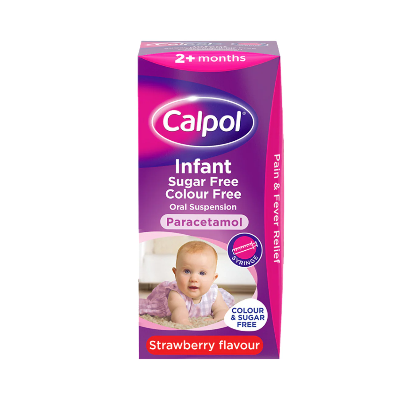 Calpol Infant Sugar Free Colour Free Oral Suspension - 100ml