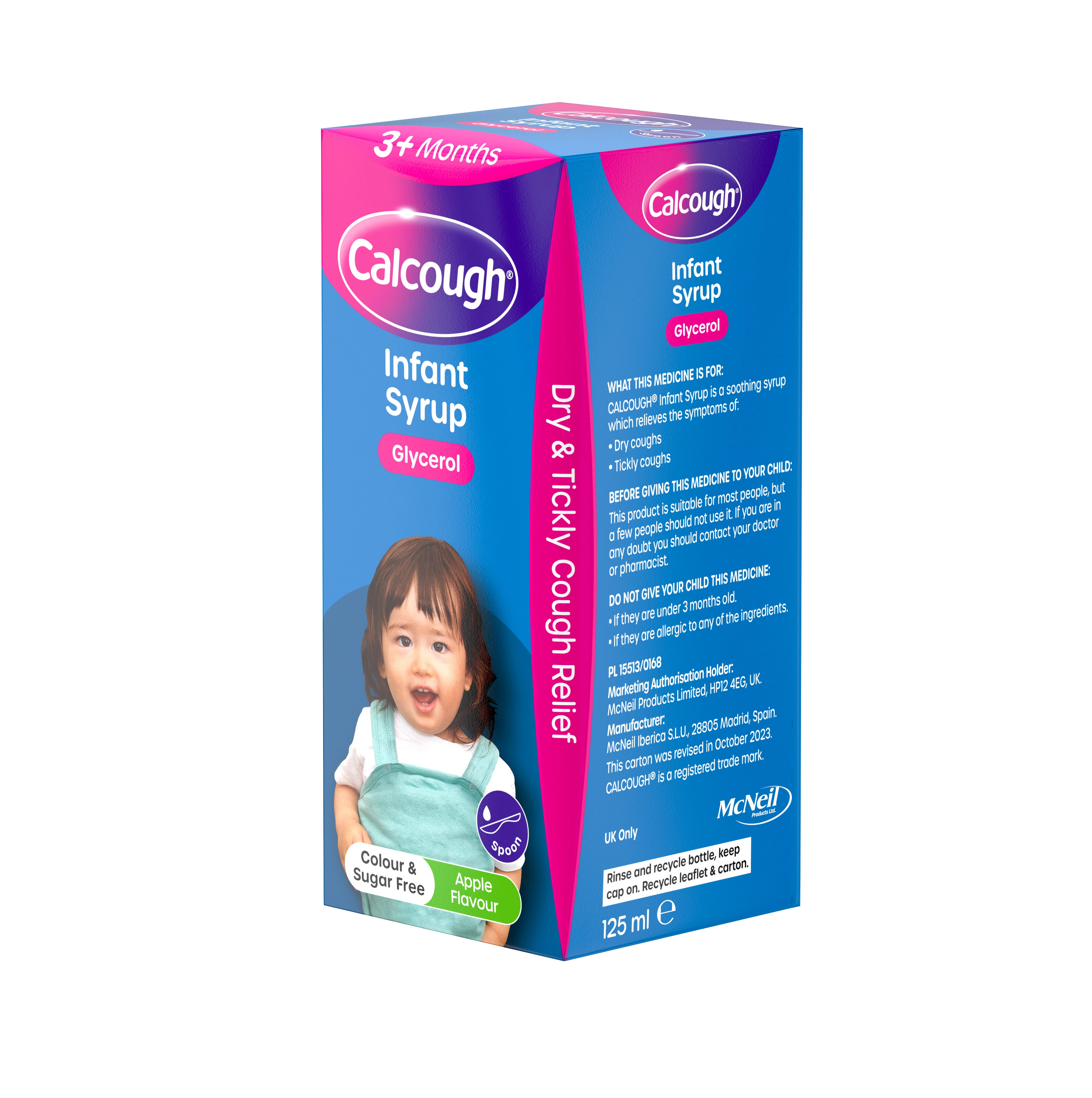 Calcough Apple Children Syrup - 125ml