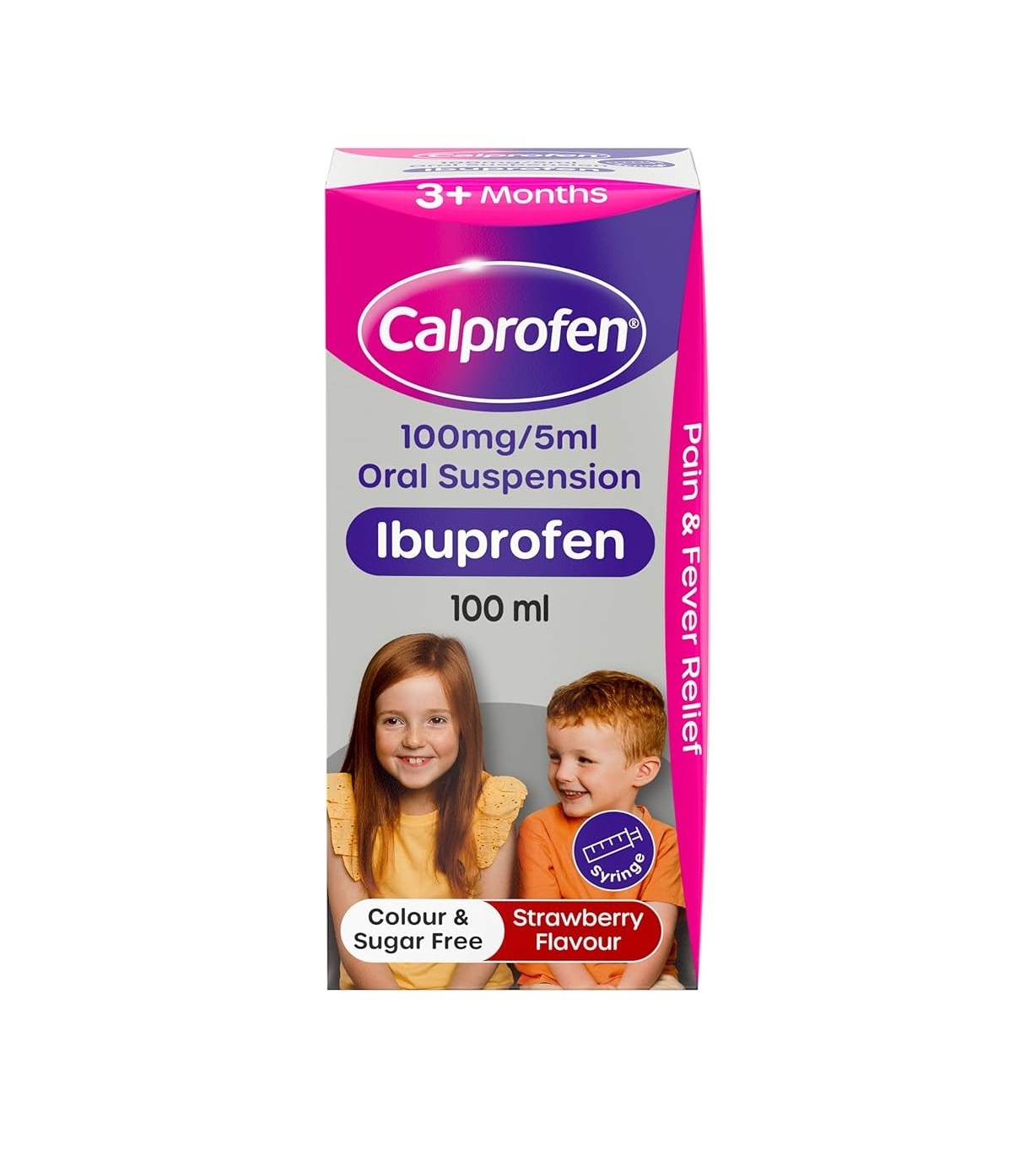 Calprofen Ibuprofen Oral Suspension +3 Months - 100ml