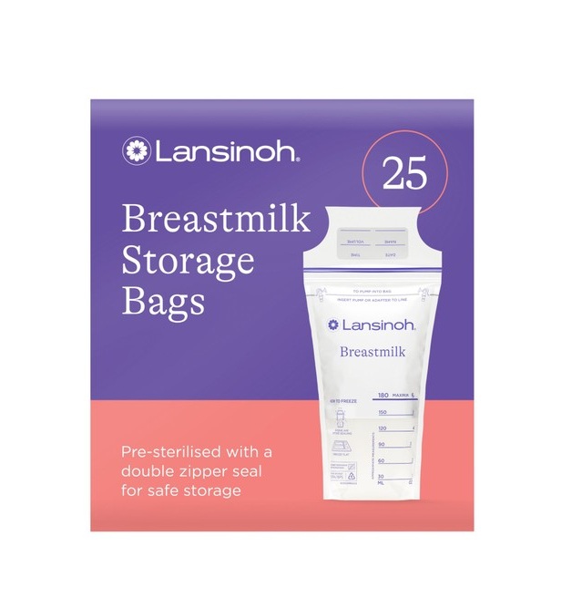 Lansinoh Breast Milk Storage Bags - Pack of 25