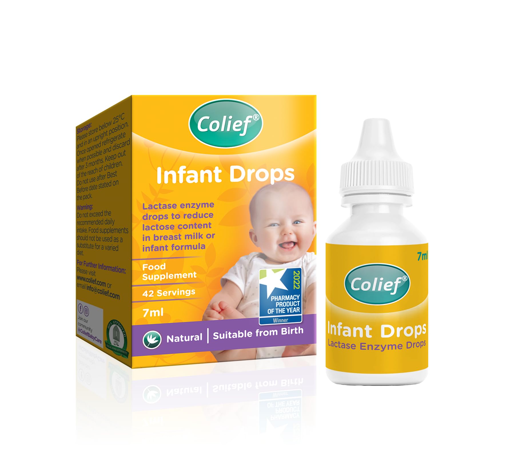 Colief Lactase Enzyme Infant Drops - 7ml