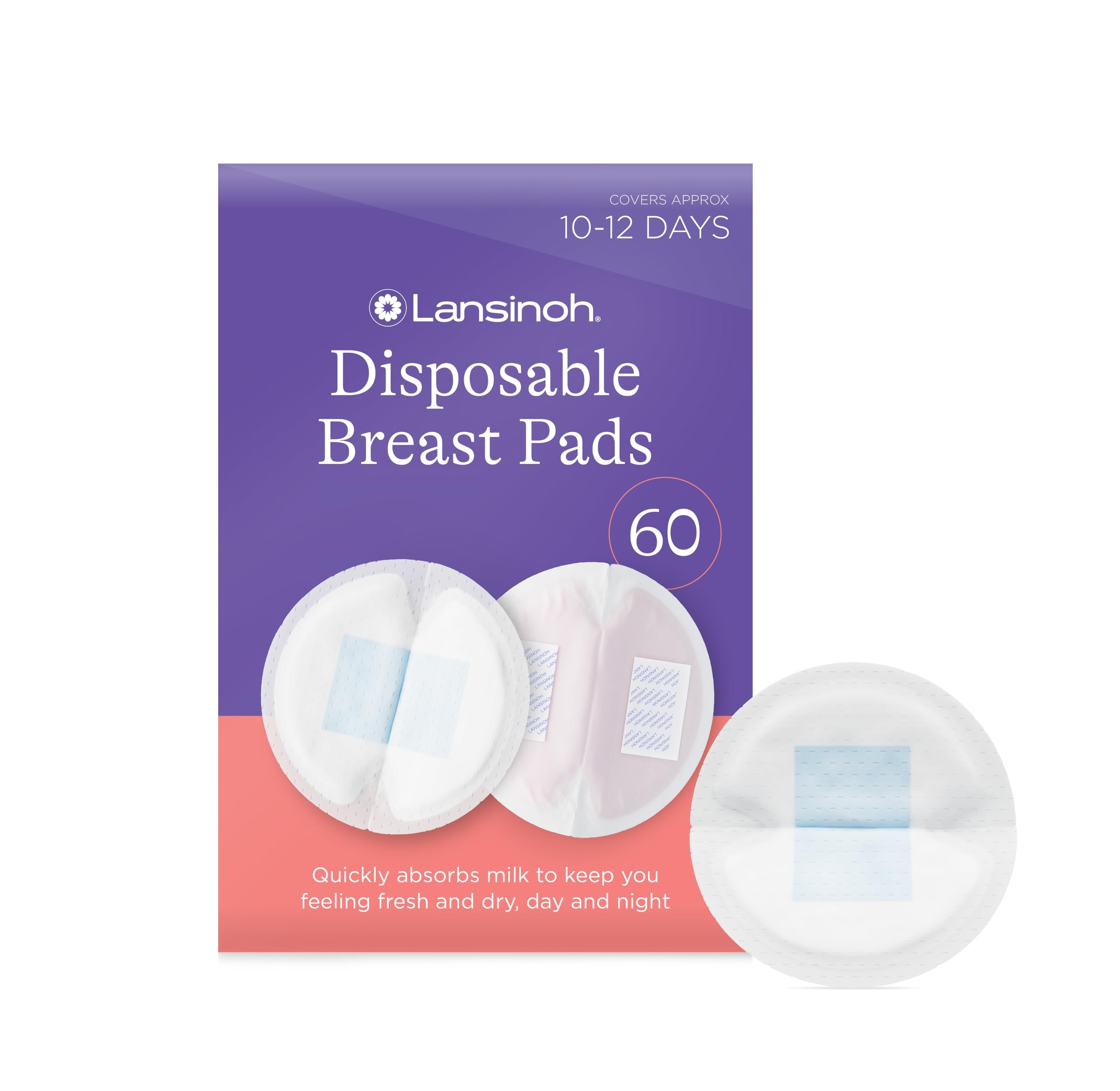 Lansinoh Disposable Nursing Breast Pads Pack Of 60