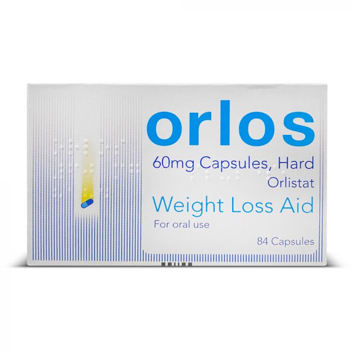 Orlos Weight Loss Aid - 60mg - 84 Capsules