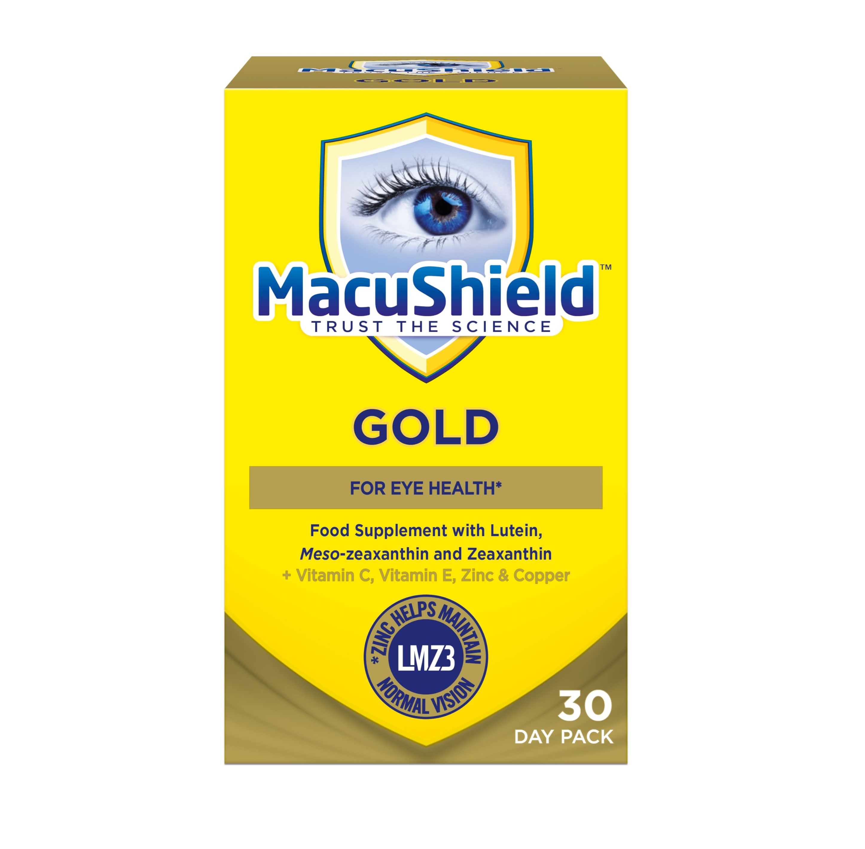Macushield Gold 30 Day Pack - 90 Capsules