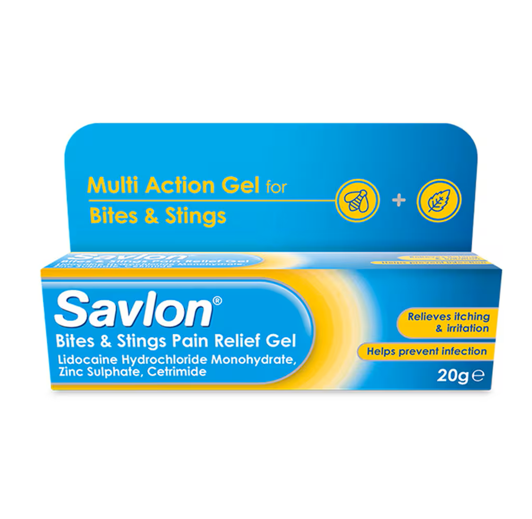 Savlon Bites & Stings Pain Relief Gel - 20g