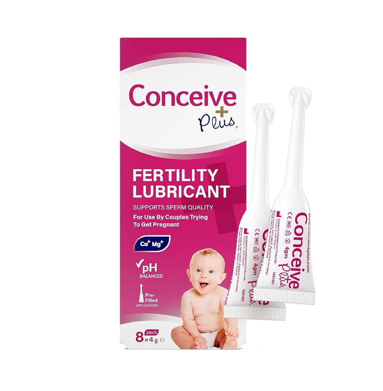 Conceive Plus Fertility Lubricant - 8 x 4g Applicators