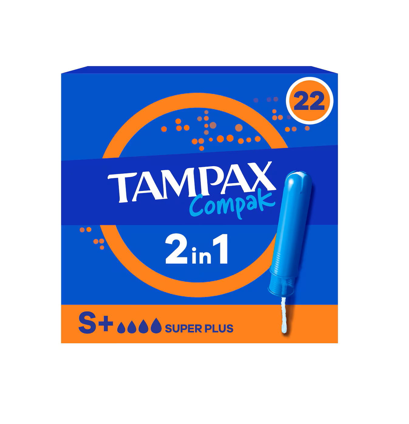 Tampax Pearl Super Plus Tampons - 22 Pack