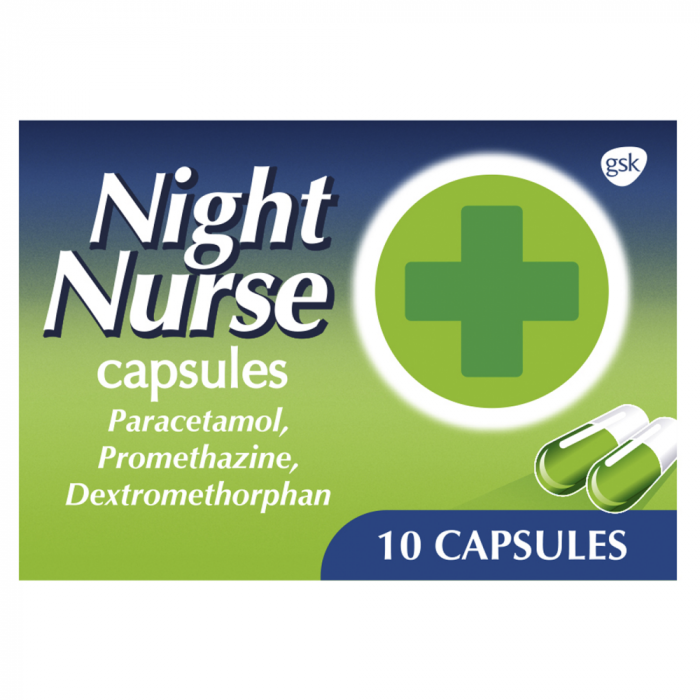 Night Nurse Cold & Flu - 10 Capsules