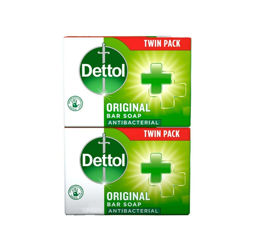 Dettol Original Antibacterial Soap - Twin Pack