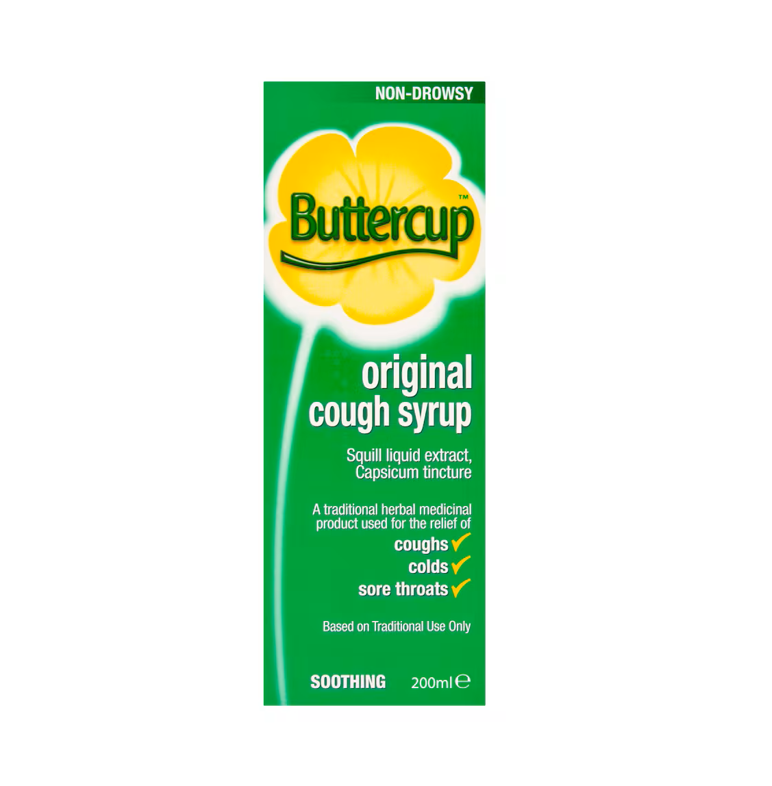 Buttercup Cough Mixture Syrup Original - 200ml