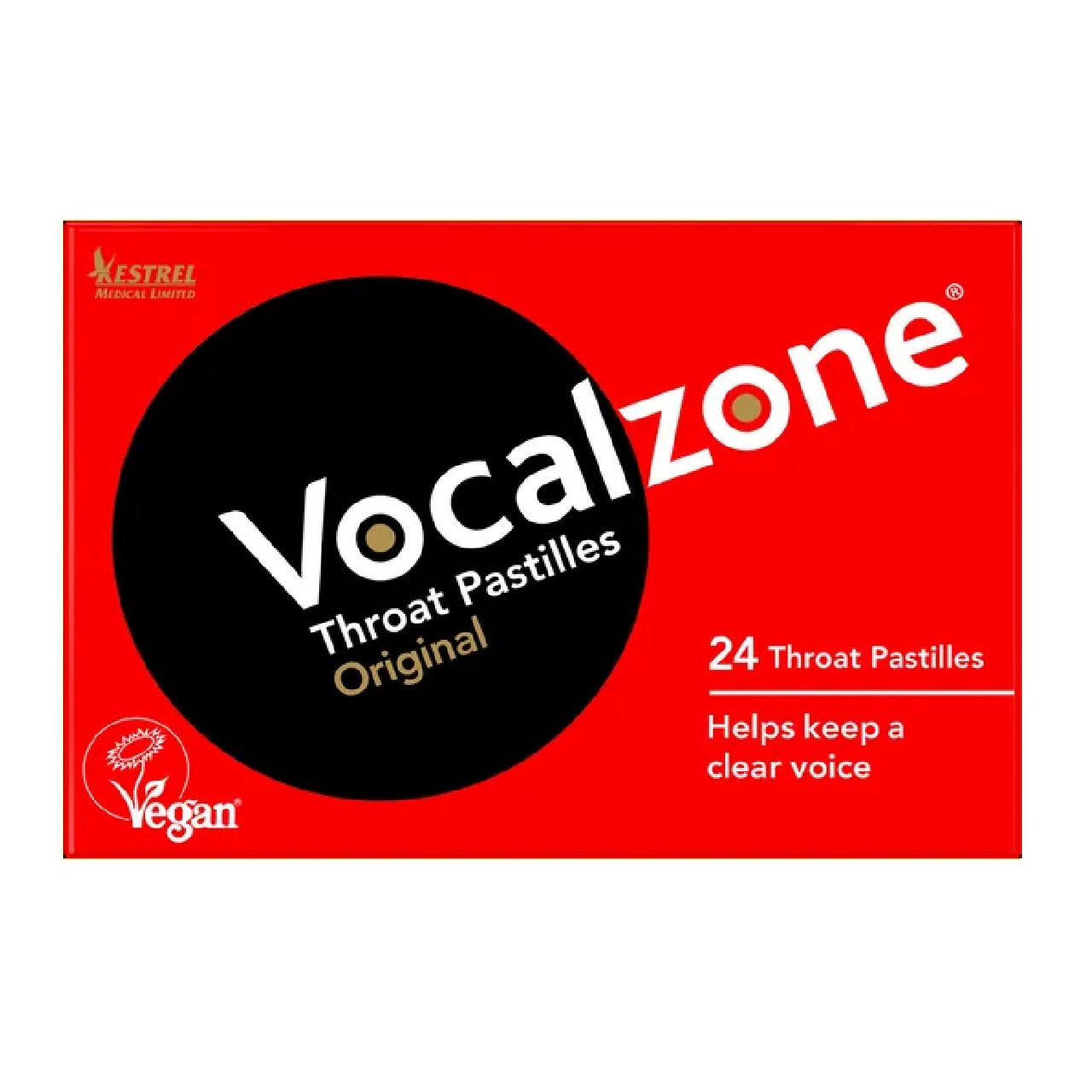 Vocalzone Original - Sore Throat Relief Pastilles - 24 Pastilles