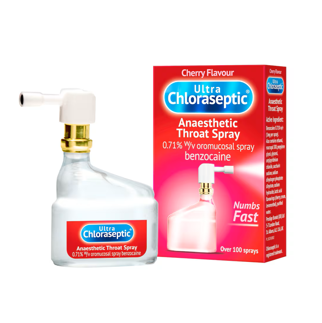 Ultra Chloraseptic Anaesthetic Throat Spray Cherry – 15ml