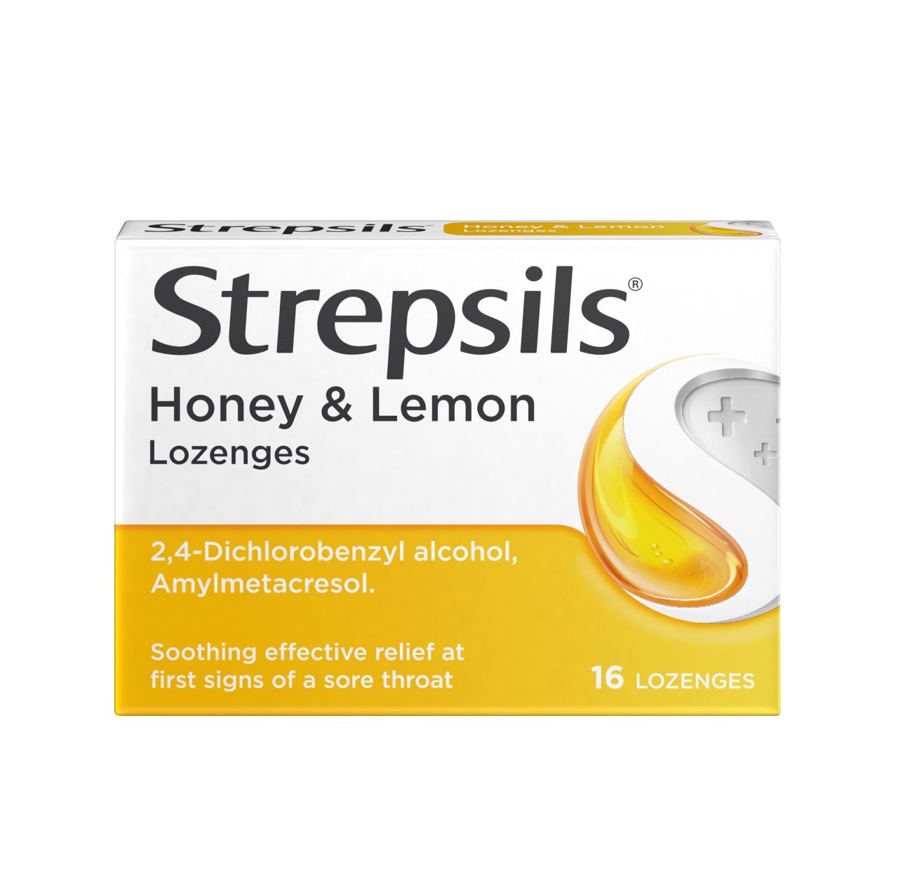 Strepsils Lozenges Honey & Lemon - Pack of 16