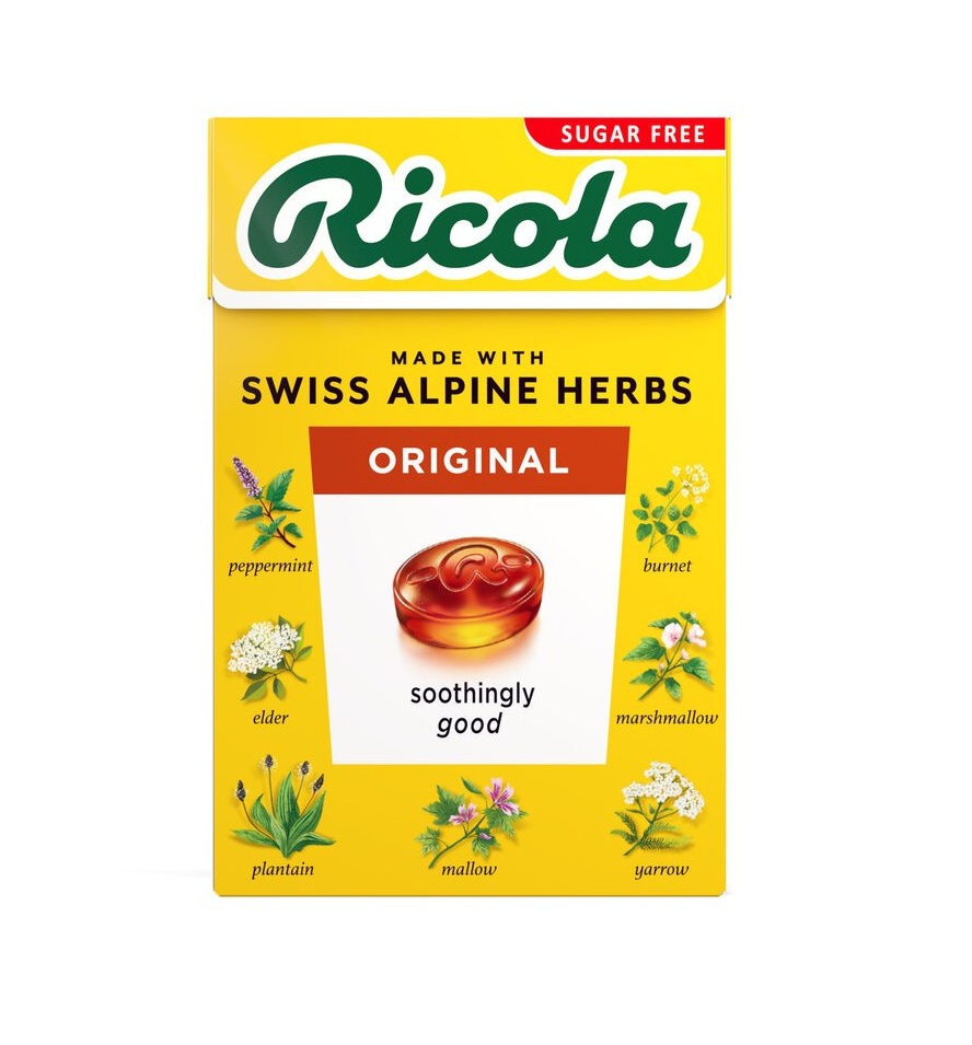 Ricola - Original Sugar Free Lozenges Box - Pack of 20