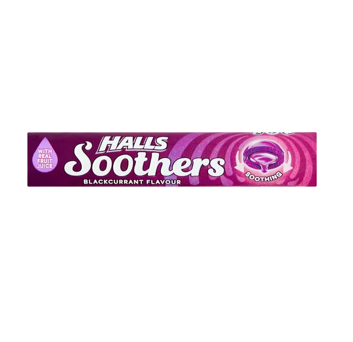 Halls Soothers Blackcurrant Lozenges - 45g