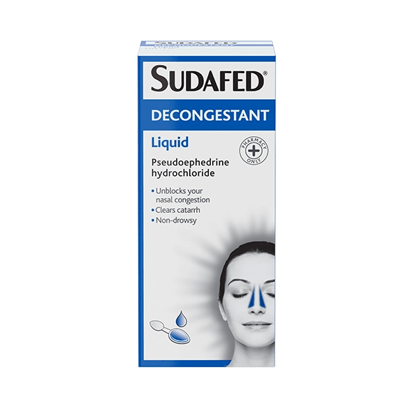 Sudafed Decongestant Liquid - 100ml
