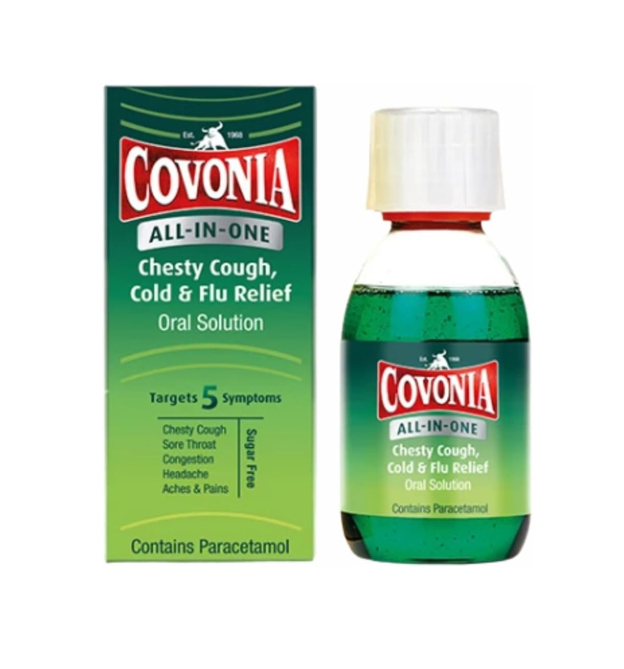 Covonia All-In-One Cough Oral Solution - 160 ml