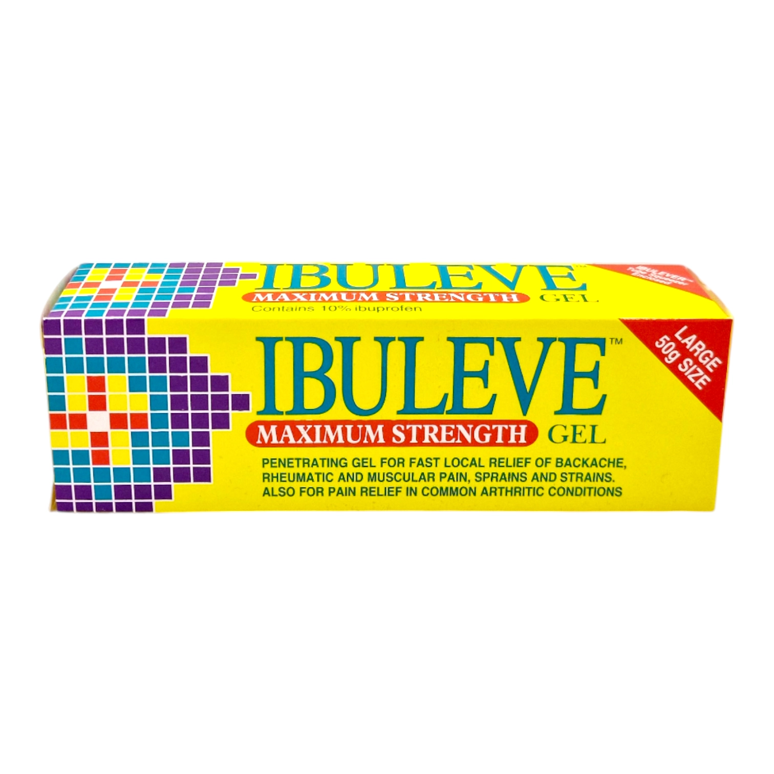 Ibuleve Maximum Strength Gel with 10% Ibuprofen - 50g