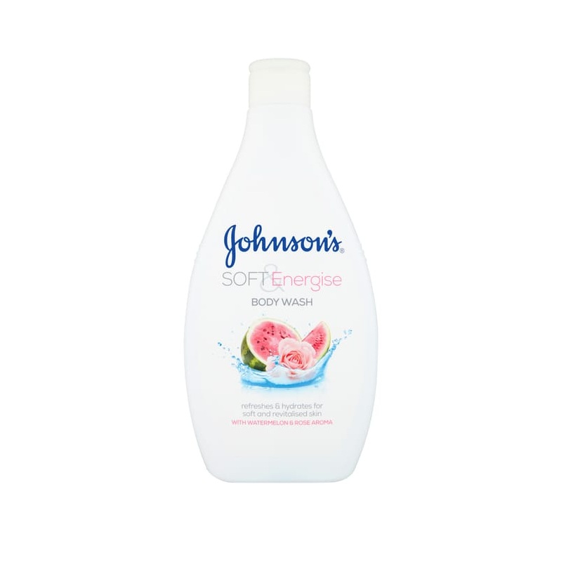 Johnson's Soft and Energise Bodywash Watermelon and Rose - 400ml