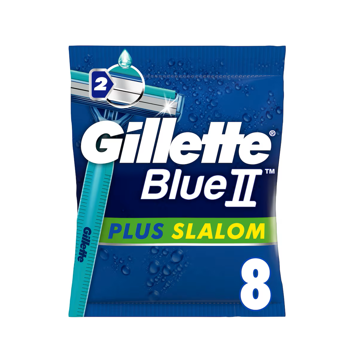 Gillette Blue-II Plus Disposable Razor - 8 Pack