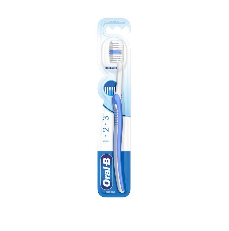 Oral-B 123 Indicator 35 Medium Toothbrush