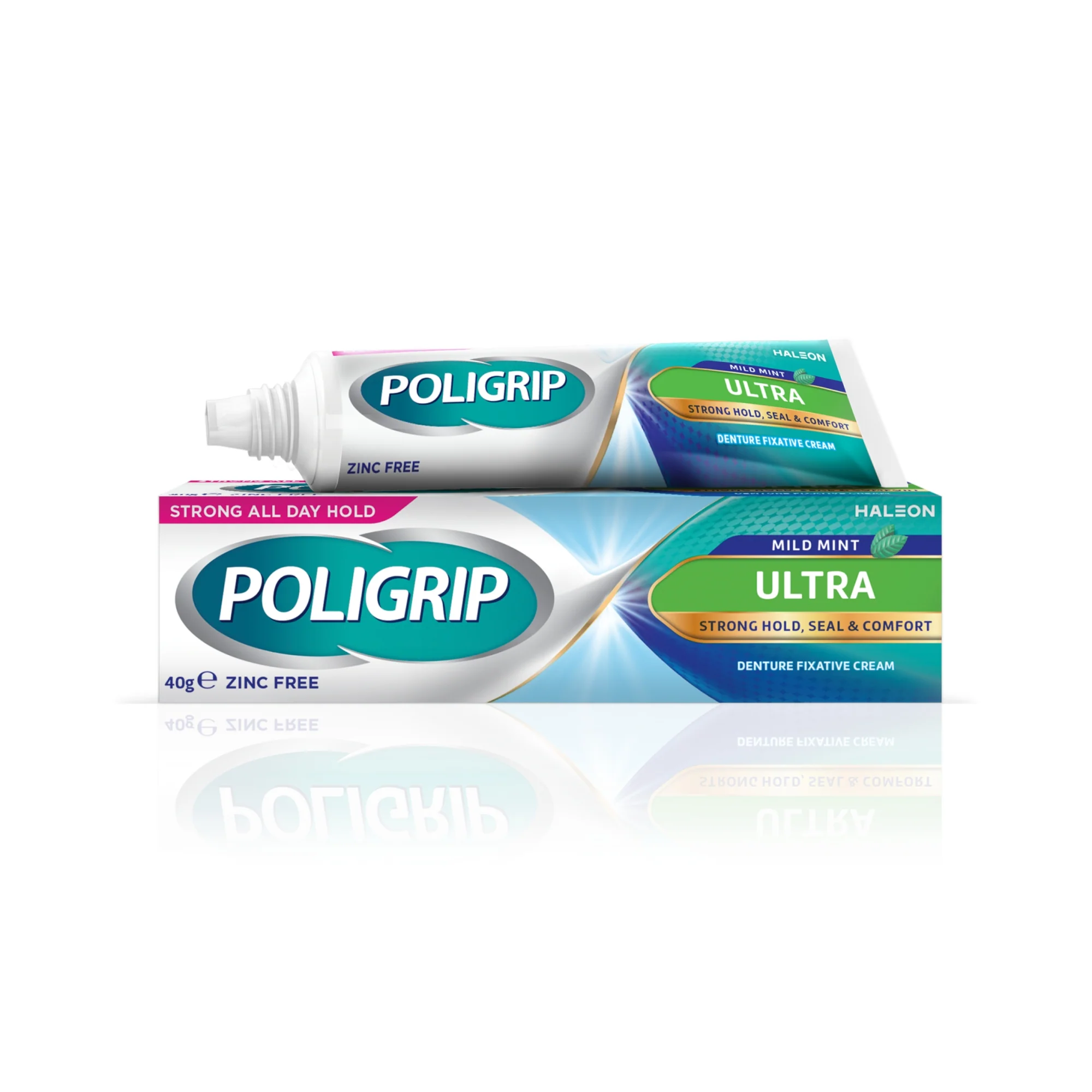Poligrip Ultra Denture Fixative Cream - 40g