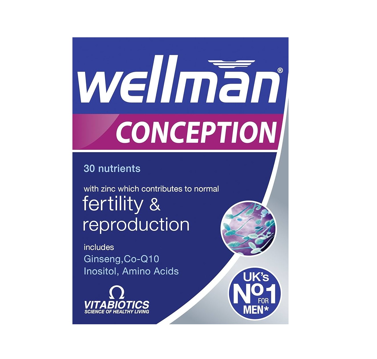 Vitabiotics Wellman Conception - 30 Tablets